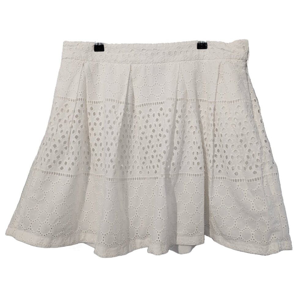 Women's Banana Republic White Lace Skirt - Sz 12